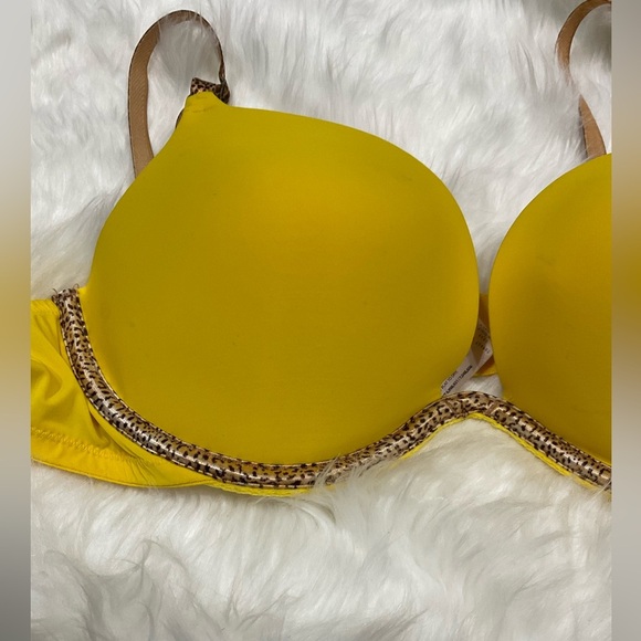 Rare Very Sexy Victoria's Secret VintageYellow and Tan Bra Set - Picture 9 of 13